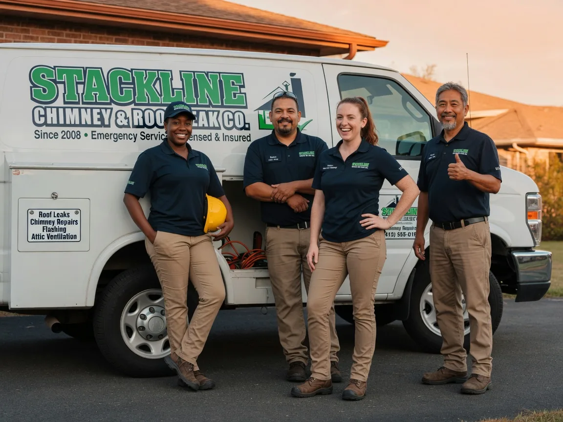 Chimney flashing repair company in Pineola, NC